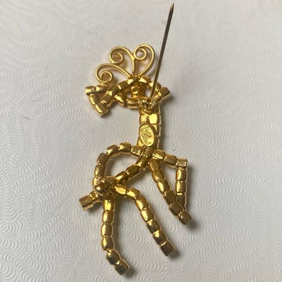 Vintage HOBE Reindeer Brooch - Picture 2 of 2